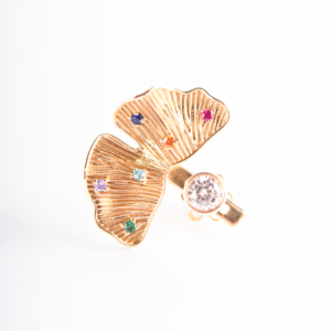 Earring Colored Half 3 01