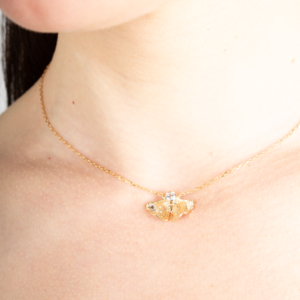 Necklace PLain Half Down 1 Model (1)