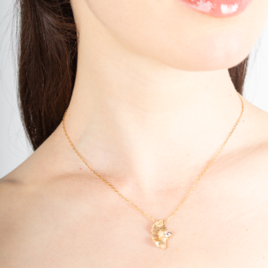 Necklace Plain Half Side Model